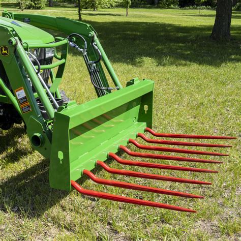 manure forks for 90 john deere skid steer|quick attach manure forks.